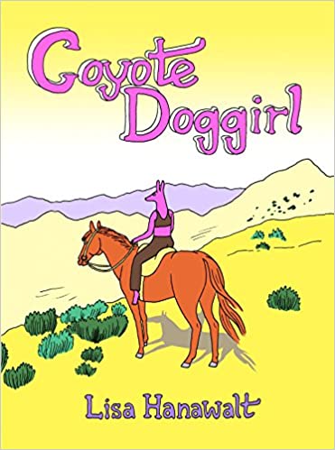 book-cover-of-Coyote-Doggirl-by-Lisa-Hanawalt,-link-to-library-catalog