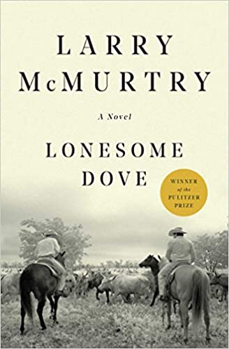 book-cover-of-Lonesome-Dove-by-Larry-McMurtry-