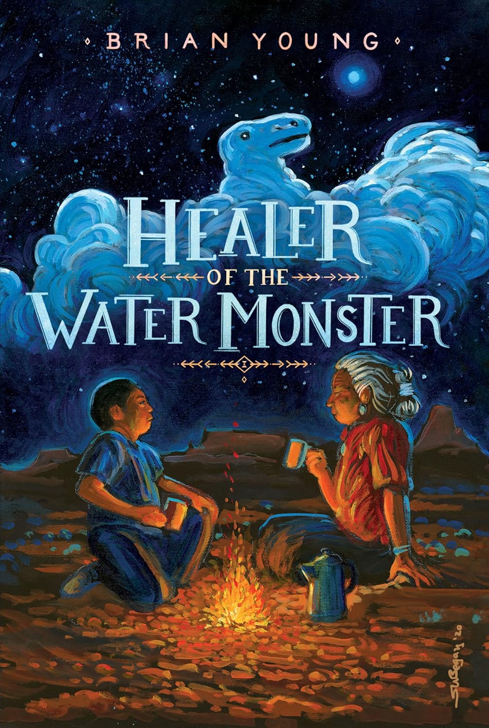 Book cover for "Healer of the Water Monster" by Brian Young