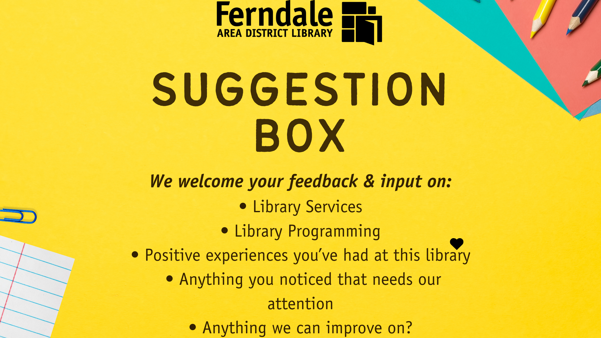Suggestion Box