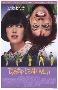 Link to Drop Dead Fred movie in the library catalog