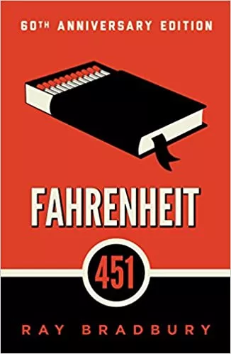 link to Fahrenheit 451 by Ray Bradbury in the library catalog