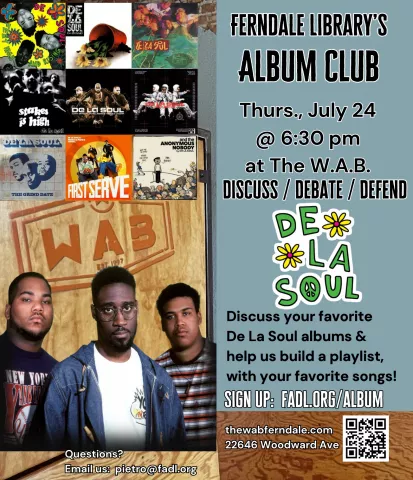  Album Club (@ the W.A.B.)