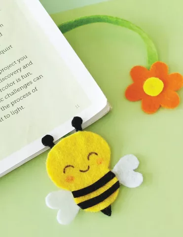Adult Take & Make: Bee Bookmarks