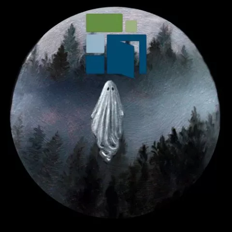 Upcycled Ghost Paintings