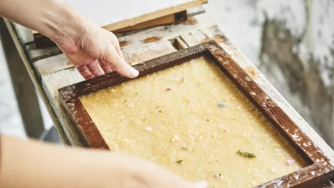 Earth Day Paper Making